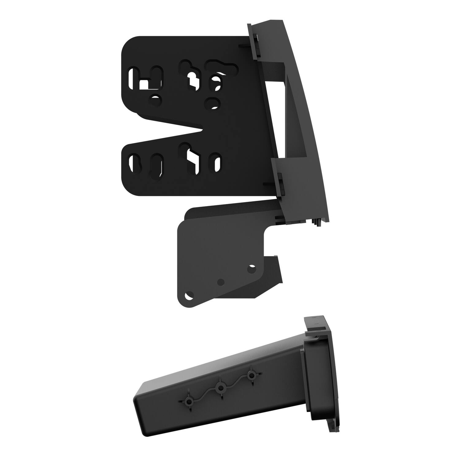 Alt View 2. Metra - 95-7884B Double-DIN/ISO Single-DIN Pocket Car Radio Install Dash Kit, Compatible with 2006-2014 Honda Ridgeline Trucks - Black.