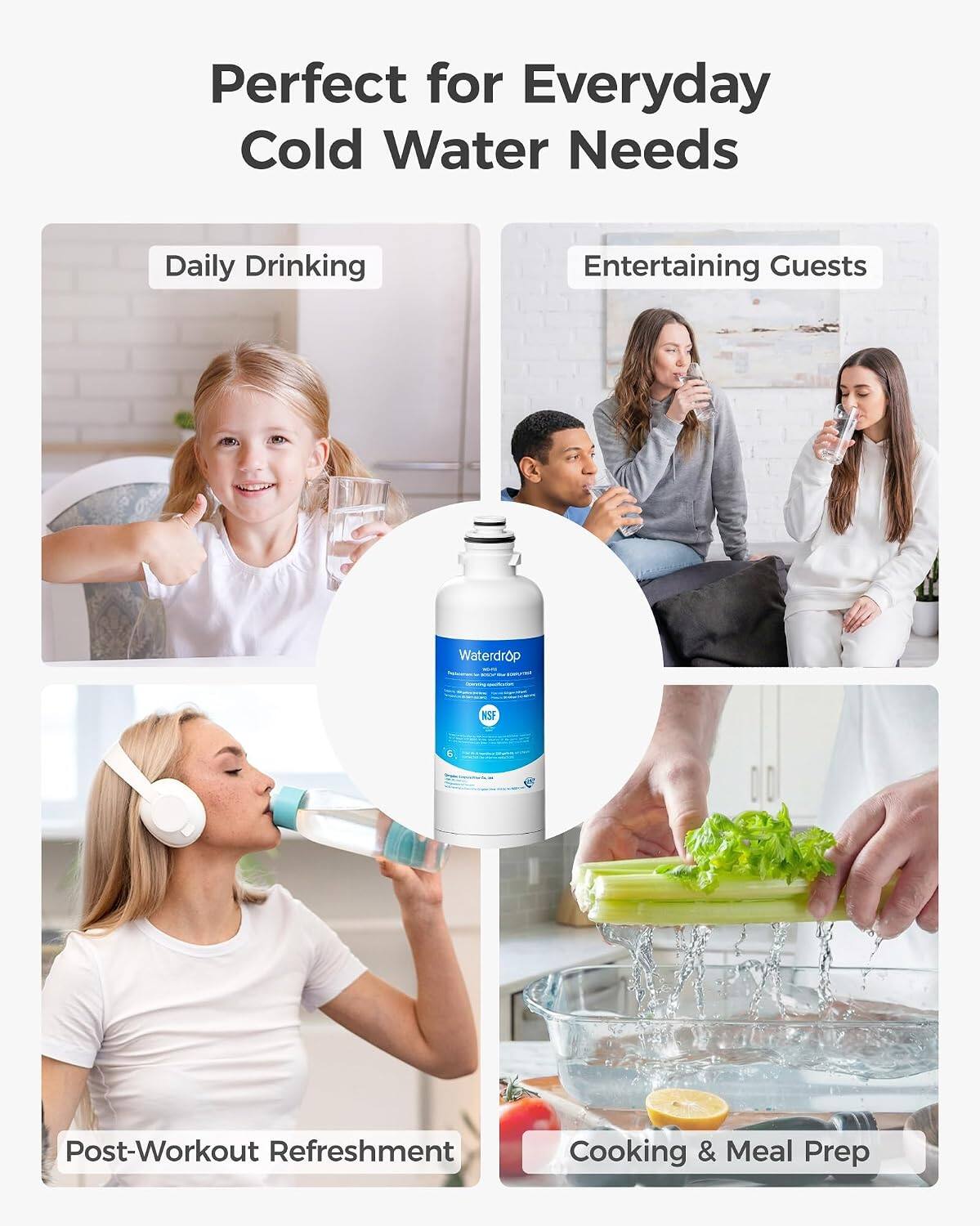 Perfect for Everyday Cold Water Needs

- Daily Drinking
- Entertaining Guests
- Post-Workout Refreshment
- Cooking & Meal Prep