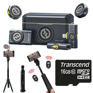 HOLLYLAND LARK M2S Ultimate Combo Wireless Lavalier Black HOLLYLAND LARK M2S Ultimate Combo Wireless Lavalier Black