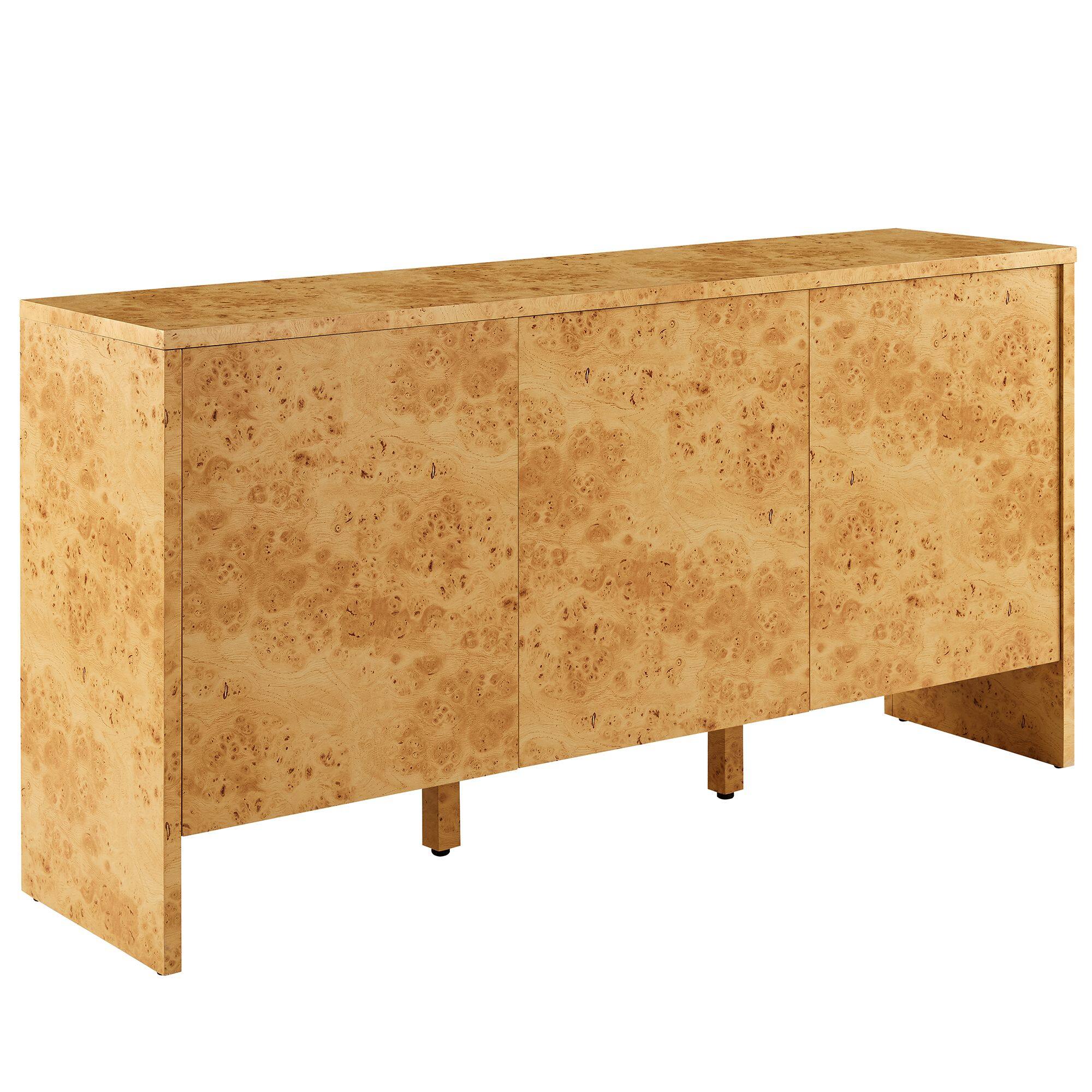 Angle. Modway - Hudson 60" Burl Wood Sideboard by Modway - Natural.