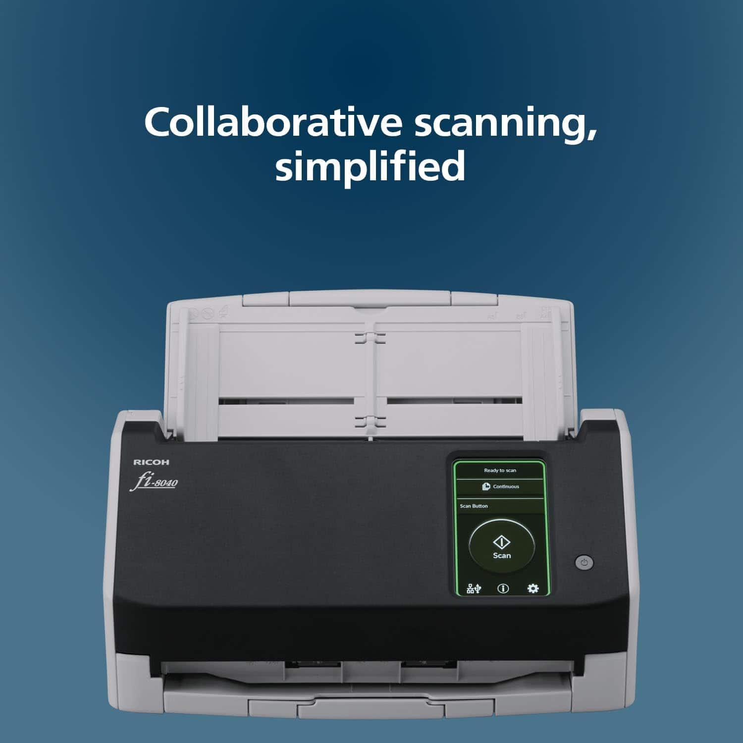 Ricoh fi 8040 Compact Desktop Scanner Black - Best Buy