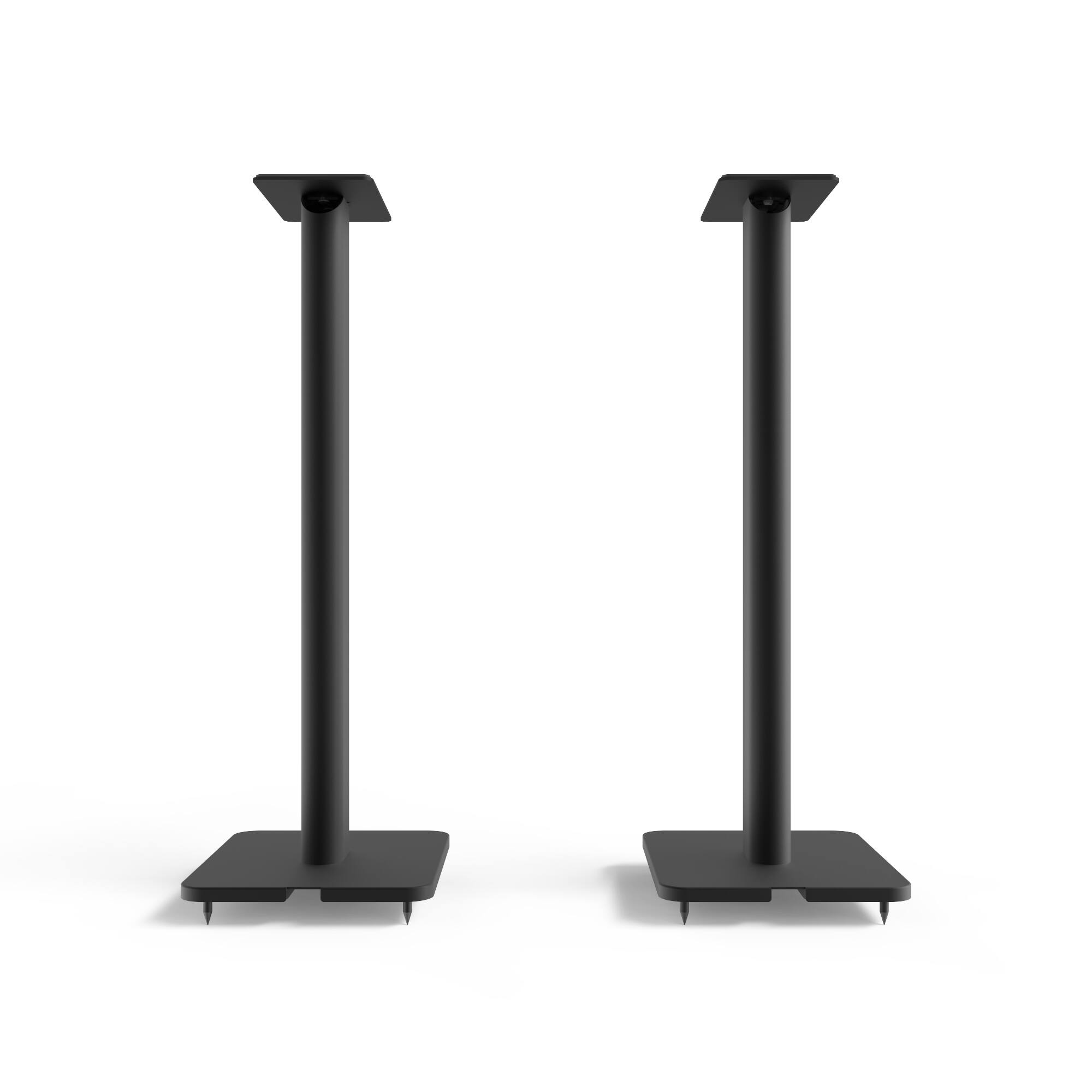 Back. Kanto - 26" Tall Bookshelf Speaker Floor Stands (Pair) - White.