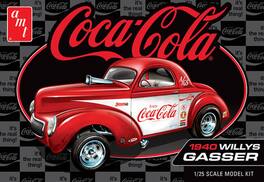 PopMarket - 1940 Willys Coupe (Coke Race Team) AMT Model Kit - COLLECTIBLES - Multicolor