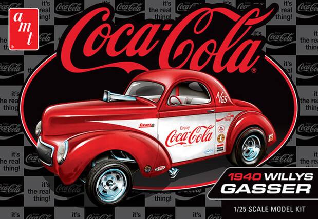 it's the real thing!
Coca-Cola
1940 WILLYS GASSER
1/25 SCALE MODEL KIT