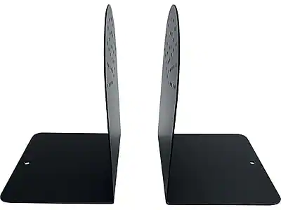 Huron - Steel Book Ends, 7.25"H, (HASZ0095) - Black