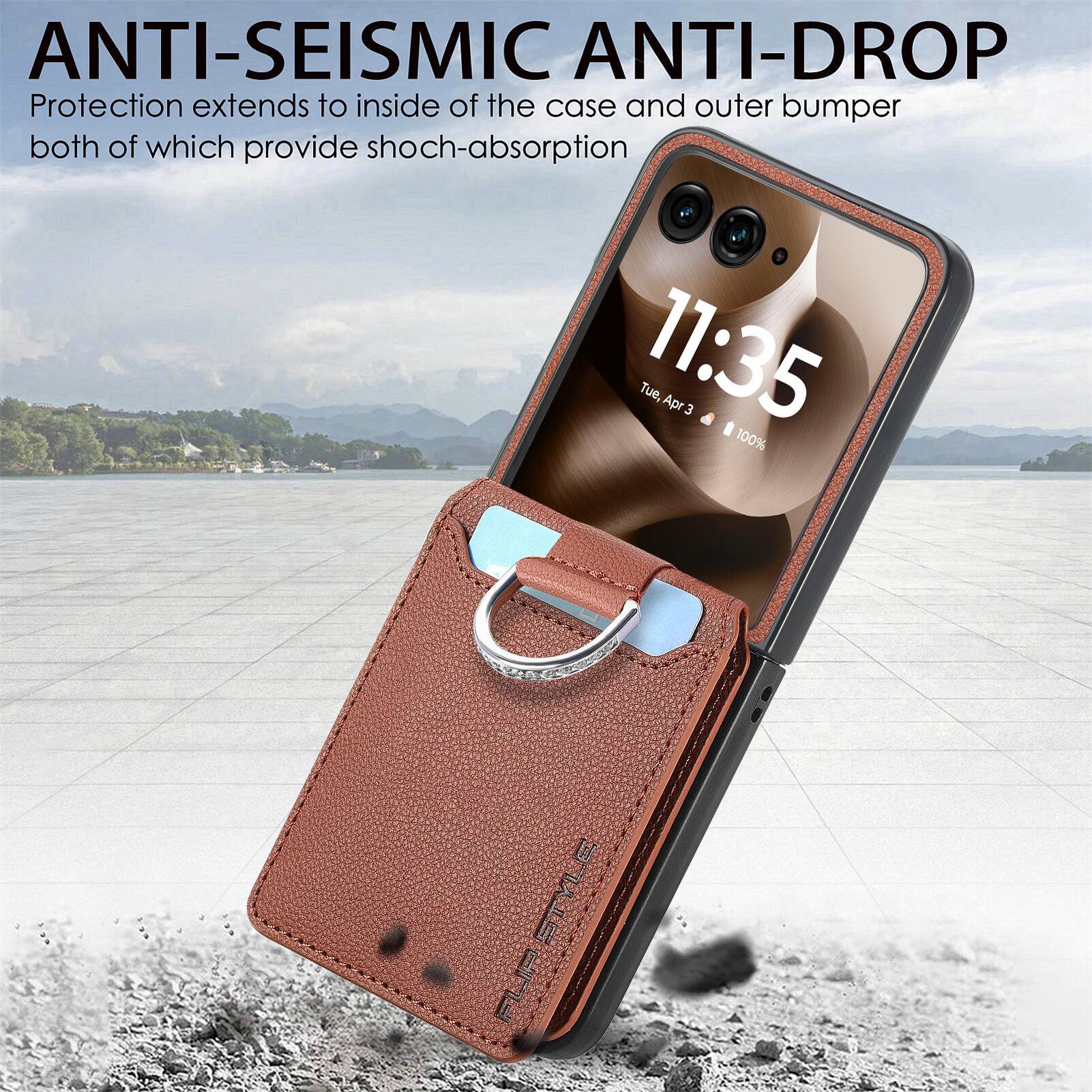 ANTI-SEISMIC ANTI-DROP Protection extends to inside of the case and outer bumper both of which provide shock-absorption Tue, Apr 3 11:35 100% FLIPSTYLE