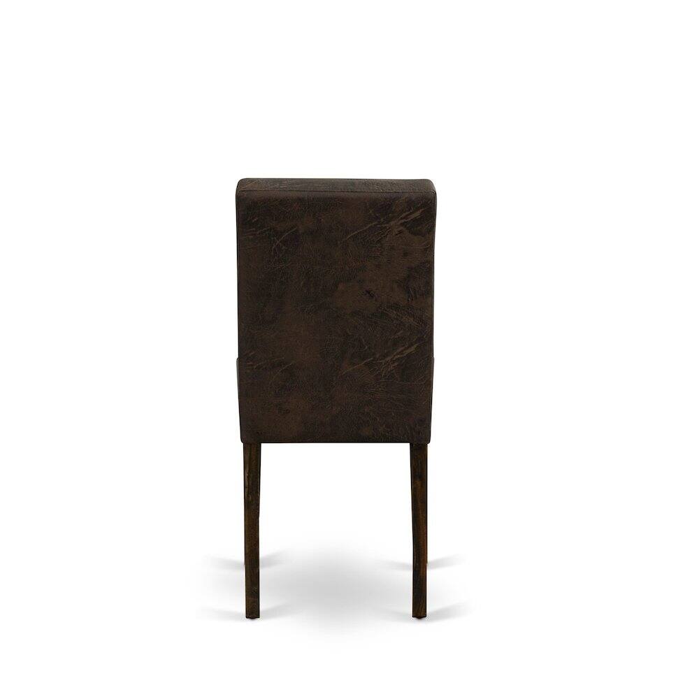 Alt View 4. East West Furniture - 5 Piece Dinner Table Set consists A Kitchen Table - Brown.