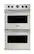 Front. Viking - 30" Viking Professional 5 Series Built-In Double Electric Convection Wall Oven - Pure White - Pure White.