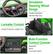 - Simulation Steering Wheel Design
- Flexible Operation
- Comfortable Grip
- Lockable Cockpit
- Double Protection
- Safety First
- Multi-Function Control Console
- Bluetooth
- Music
- Low Power Alarm