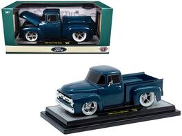 M2 - 1956 Ford F-100 Pickup Truck Limited Edition to 6650 pieces Worldwide 1/24 - Blue Metallic