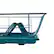 Alt View 1. Sweet Home Collection - Steel 3-Piece Large Countertop Dish Drainer with Drain Board & Utensil Holder - Teal.