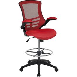 Platinum-Level - Ergonomic Mesh Office Chair with Flip-Up Armrests and Adjustable Height - Black