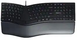 CHERRY - Ergonomic Curved Keyboard - Black