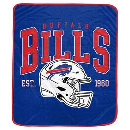 Pegasus - Buffalo Bills Vintage Arch Ultra Soft 50" x 60" Blanket - Multicolor