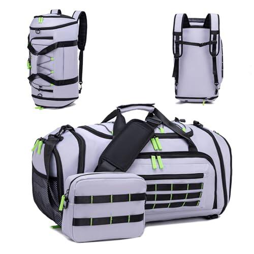 Pacoar Cade Gym Bags For Men Women 46l Sports Travel Duffel Bag With ...