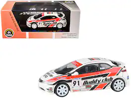 Paragon - 2007 Honda Civic Type R FN2 RHD (Right Hand Drive) #91 "Buddy Club - Asian Touring Car Series" (2012) 1/64 - Multi