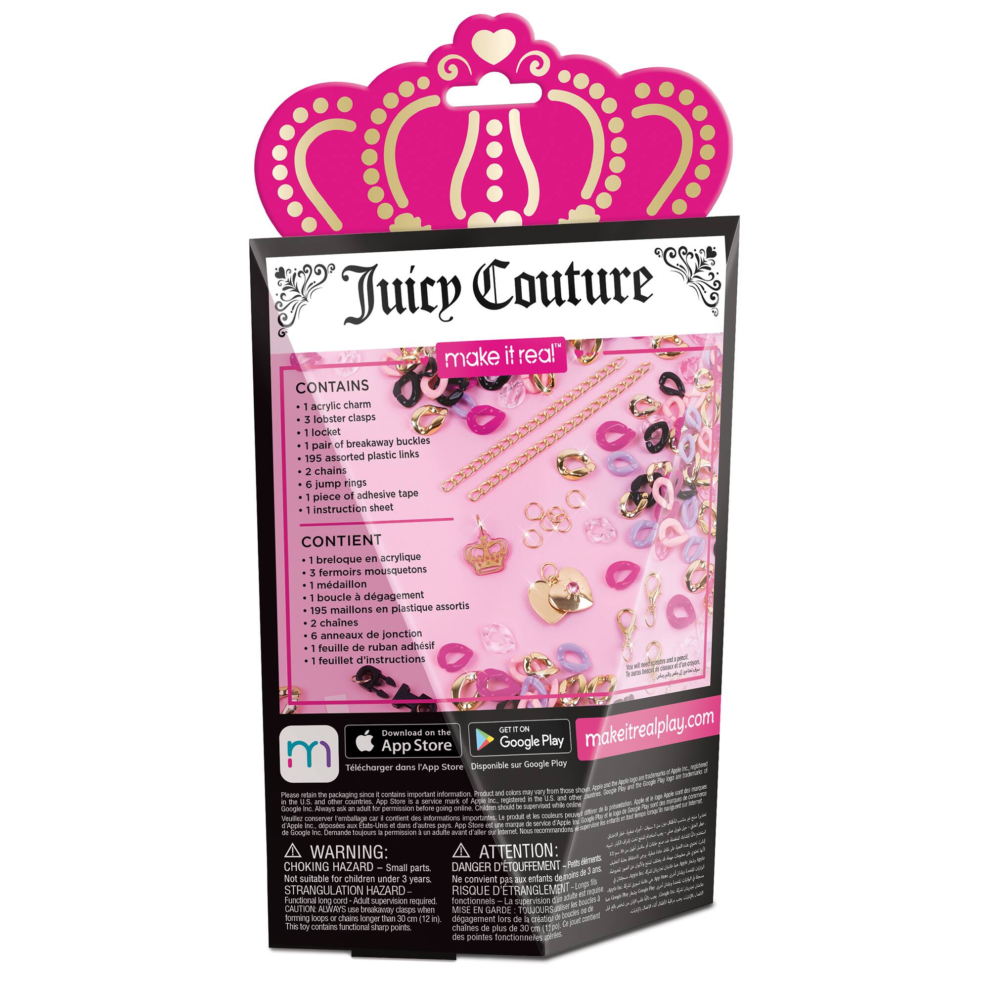 Juicy Couture make it real" CONTAINS acrylic charm labster clasps locket pair of breakaway buckles assorted plastic inks 195 chains jump rings piece of adhesive tape instruction sheet CONTENTS: bracelet en acrylique fermoirs mousquetons maillons en plastique assortis chaines anneaux de jonction fouille de ruban adhesit feuillet d'instructions - - Vu - App Downloaded from the Google Play makeitrealplay.com - - - - - - - - - - - - - - - - - - - - - - - - - - - - - - - - - - - - - - - - - - - - - - - - - - - - - - - - - - - - - - - - - - - - - - - - - - - - - - - - - - - - - - - - - - - - - - - - - - - - - - - - - - - - - - - - - - - - - - - - - - - - - - - - - - - - - - - - - - - - - - - - - - - - - - - - - - - - - - - - - - - - - - - - - - - - - - - - - - - - - - - - - - - - - - - - - - - - - - - - - - - - - - - - - - - - - - - - - - - - - - - - - - - - - - - - - - - - - - - - - - - - - - - - - - - - - - - - - - - - - - - - - - - - - - - - - - - - - - - - - - - - - - - - - - - - - - - - - - - - - - - - - - - - - - - - - - - - - - - - - - - - - - - - - - - - - - - - - - - - - - - - - - - - - - - - - - - - - - - - - - - - - - - - - - - - - - - - - - - - - - - - - - - -