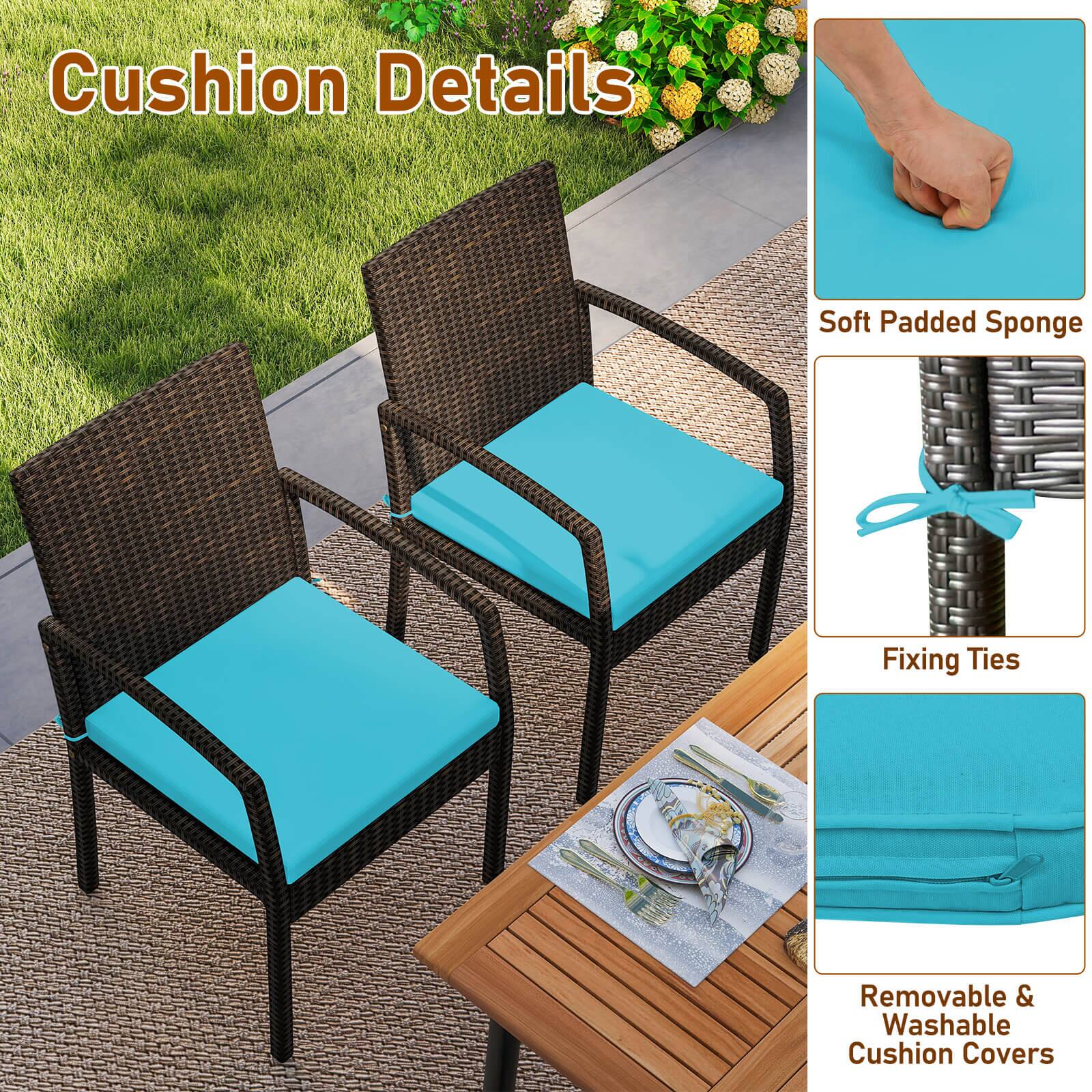 Cushion Details

- Soft Padded Sponge
- Fixing Ties
- Removable & Washable Cushion Covers