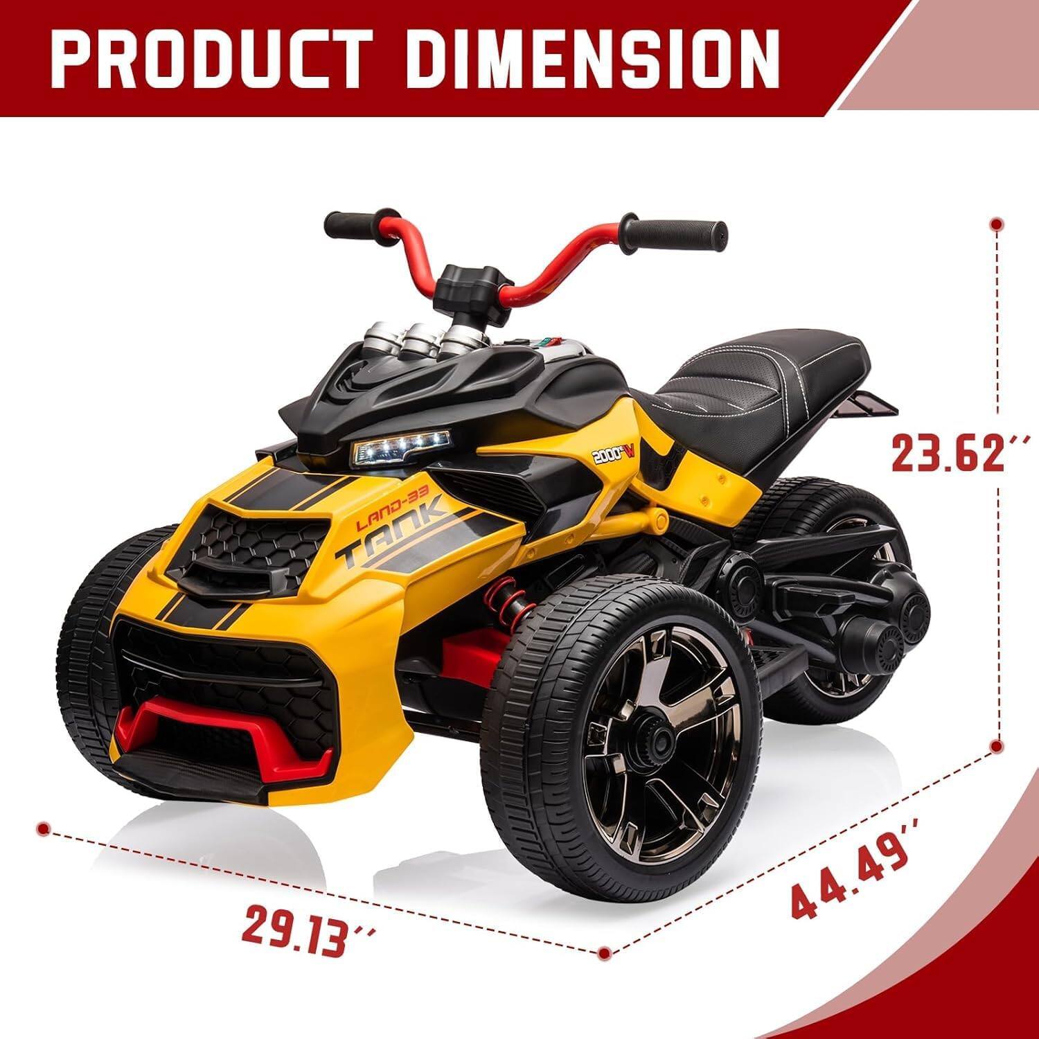 PRODUCT DIMENSION

TK LAND-33

2000

23.62"  
29.13"  
44.49"