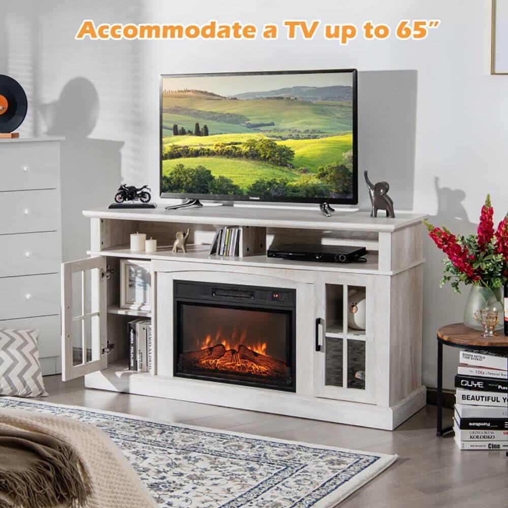 Accommodate a TV up to 65"