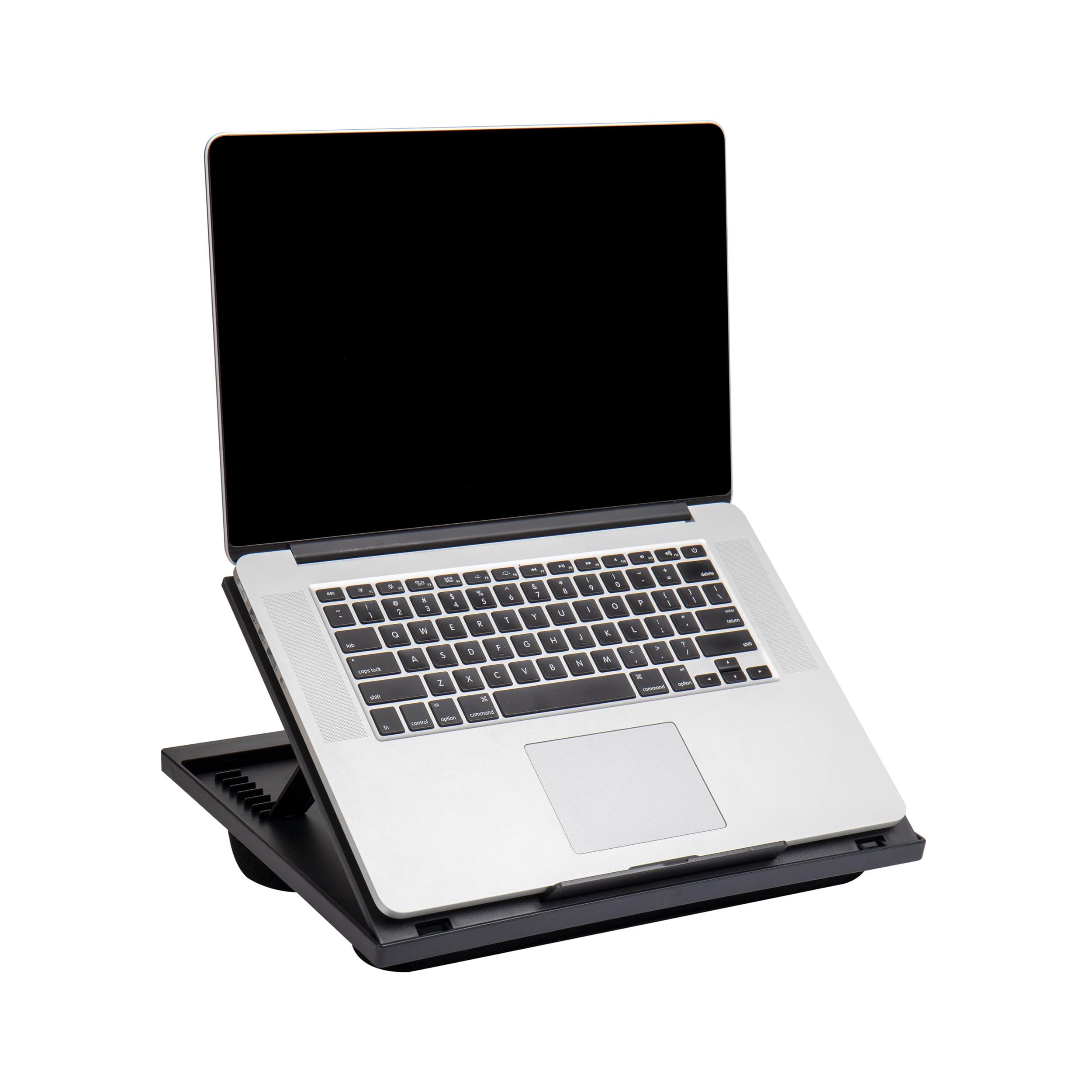 Front. Stylel Star - Lap Desk Laptop Stand Bed Tray Collapsible Cushion Portable Dorm Plastic 14.75"l X 11"w 7.3"h p Ergonomic Design: 8.