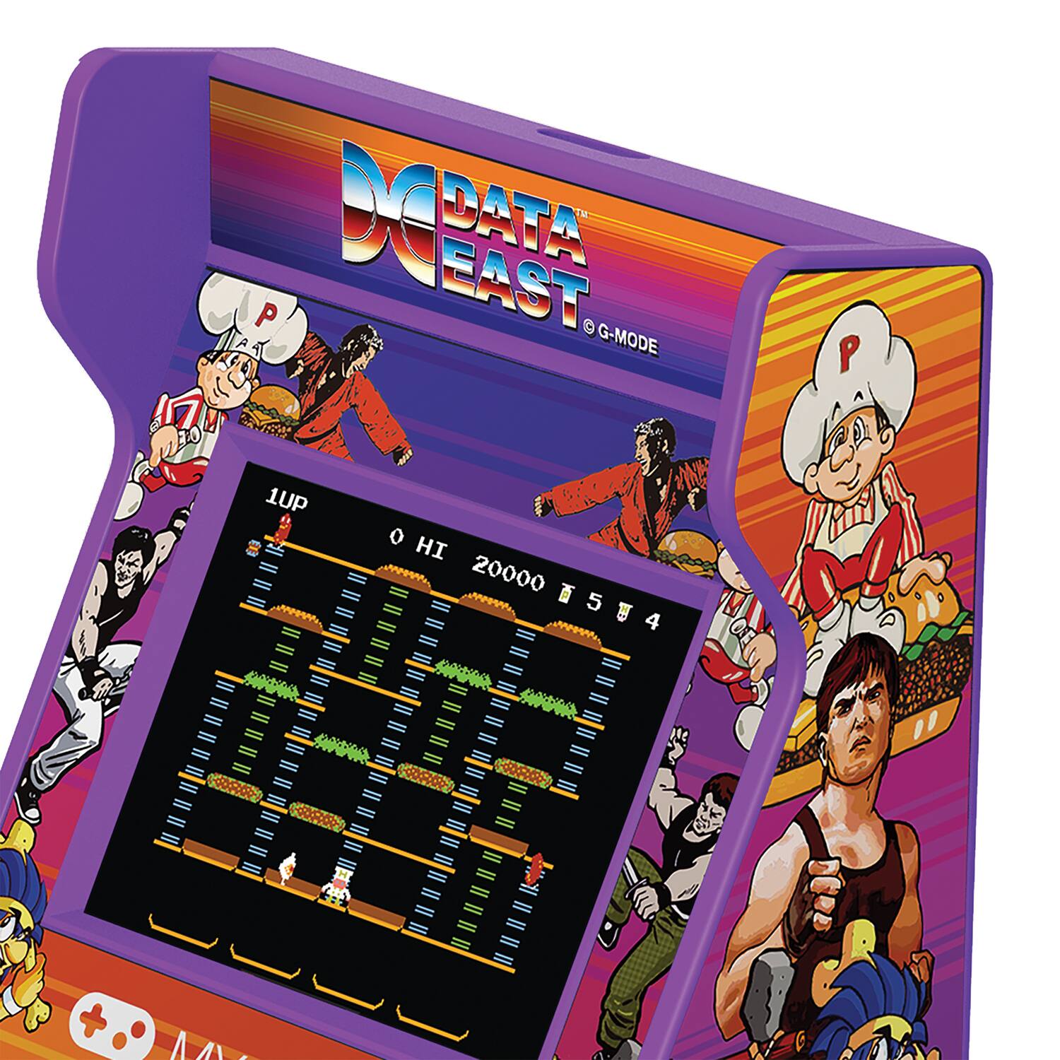 DC DATA EAST  
G-MODE  

1UP  
0 HI 20000  
5 4