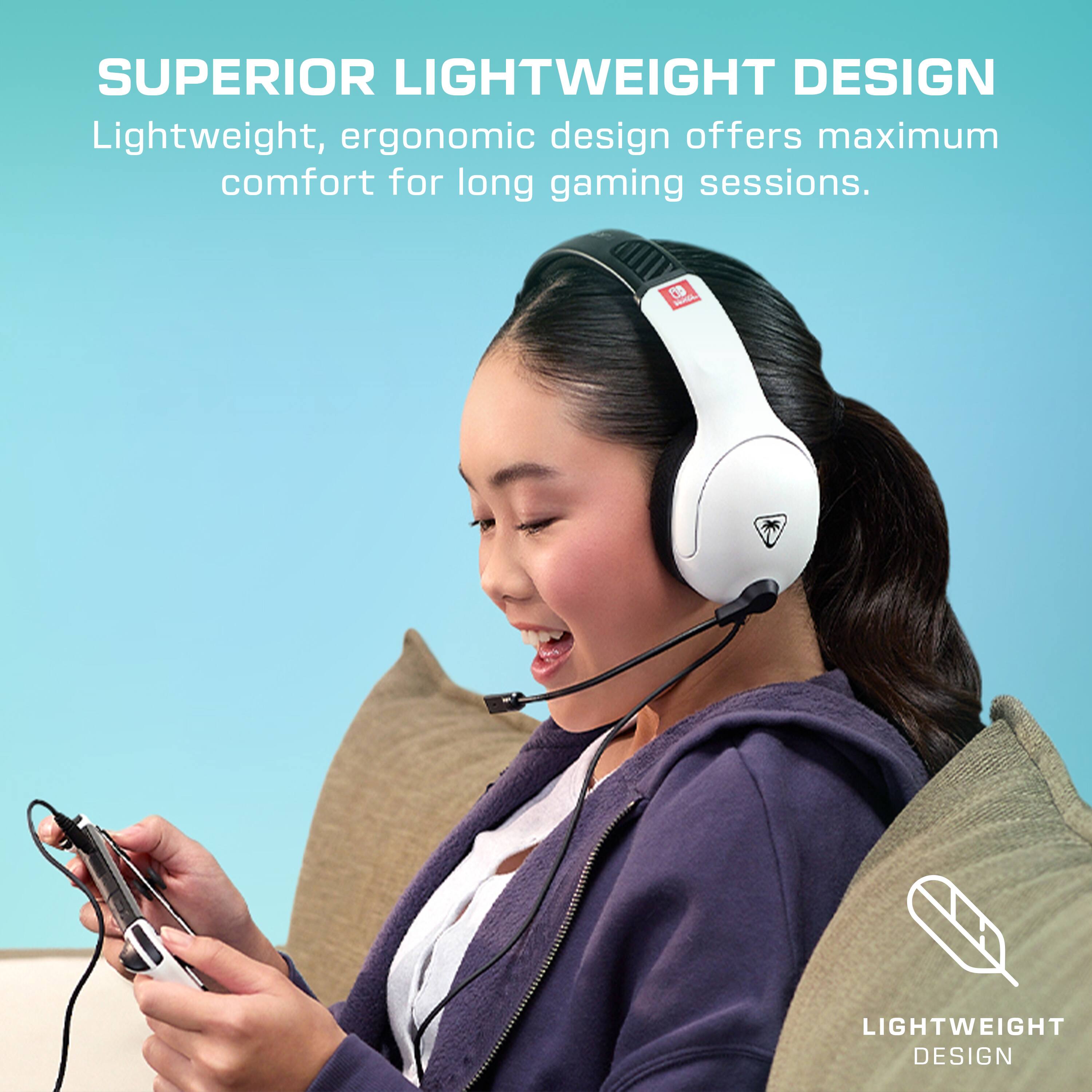 SUPERIOR LIGHTWEIGHT DESIGN: Lightweight, ergonomic design offers maximum comfort for long gaming sessions.
