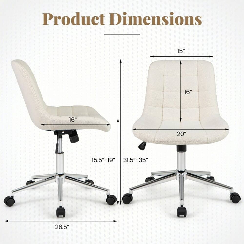 Product Dimensions: 15" x 16" x 16" x 20" x 15.5"-19" x 31.5"-35" x 26.5"