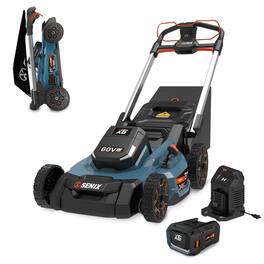 SENIX - X6 60V Max* 21" Cordless Lawn Mower, Brushless (6.0 Ah Battery & Charger Included)