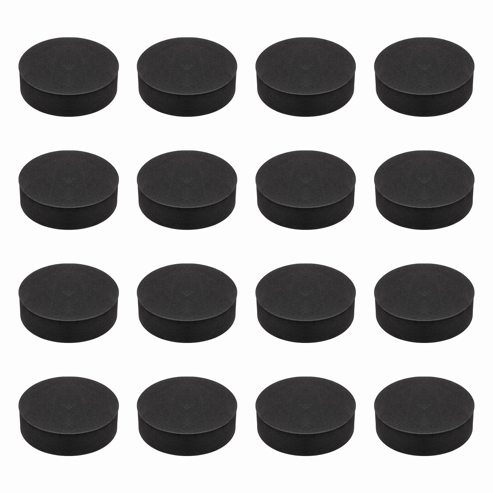 Unique Bargains - Single Sided Speaker Isolation Pads 70x20mm Round EVA Acoustic Foam Anti-Vibration Feet for Speaker Subwoofer, 16pcs - Black price history on PriceWatchPro