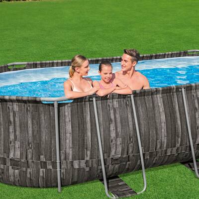 Piscina Fuori Terra Rotonda 366x76cm Bestway Power Steel Pro Frame 56416 87438317 Piscina Fuori Terra Rotonda 366x76cm Bestway Power Steel Pro Frame 56416 87438317