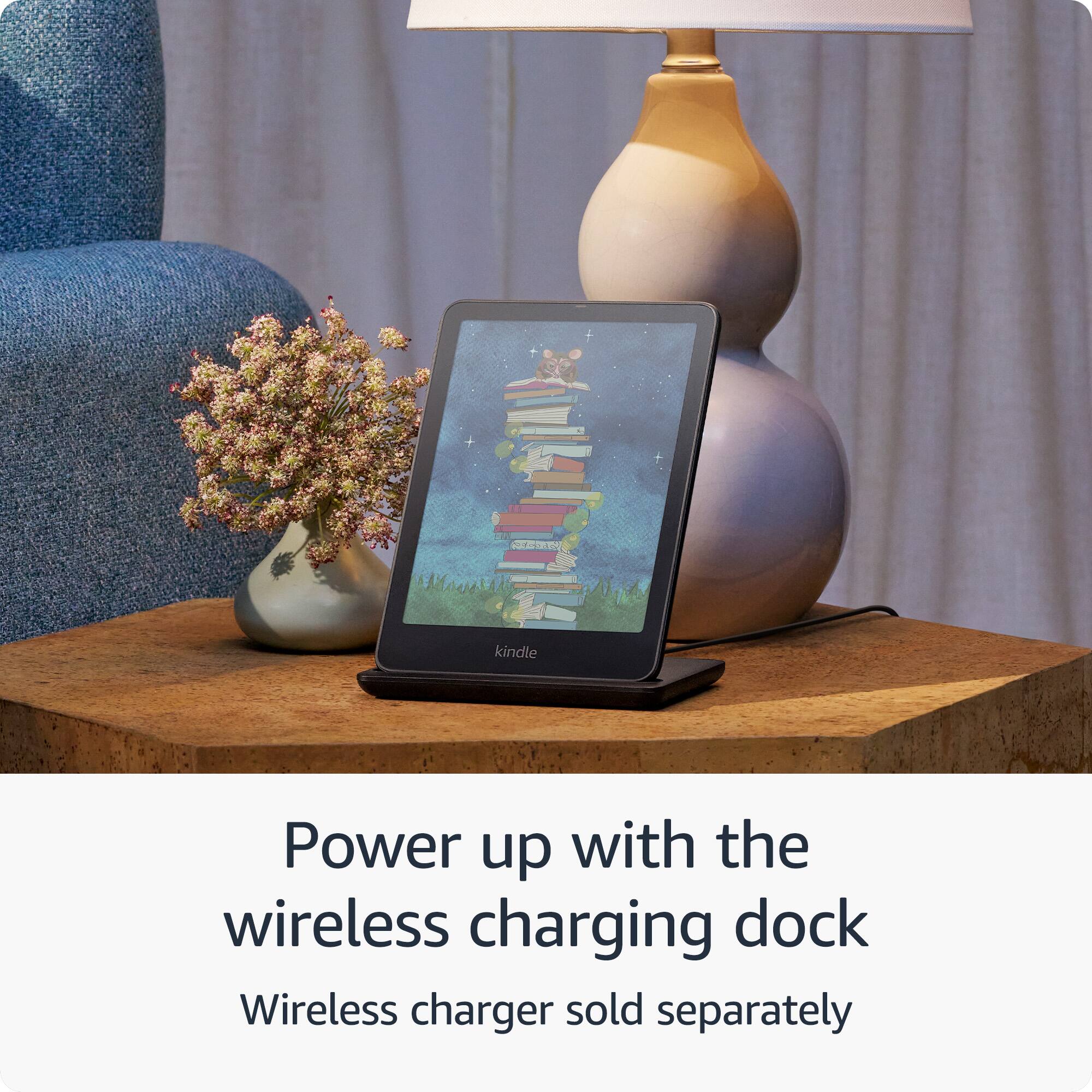 Power up with the wireless charging dock. Wireless charger sold separately.
