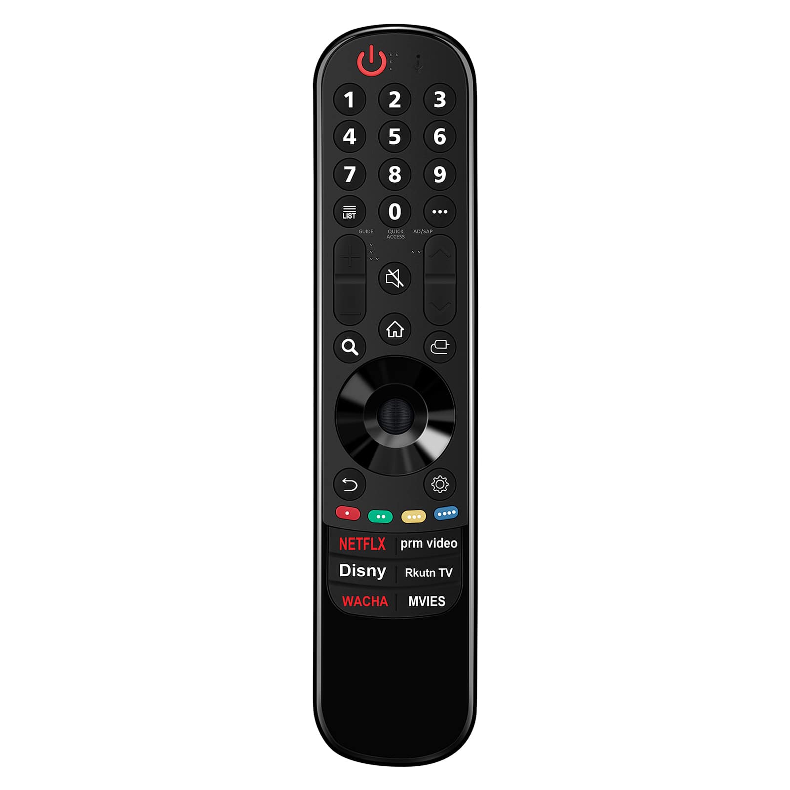 VINABTY - New MR21GA Replaced Remote Control Fits for LG 2021 Smart TV 65NANO85APA 43UP8000PUR 55UP7670PUC 70NANO75UPA - Black