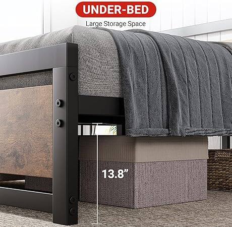UNDER-BED  
Large Storage Space  
13.8"
