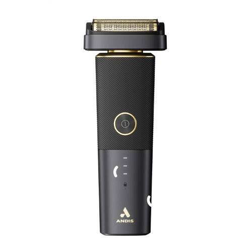 Front. Andis - Andis reSURGE Electric Lithium Titanium Foil Wet/Dry Rechargeable Shaver, Black.