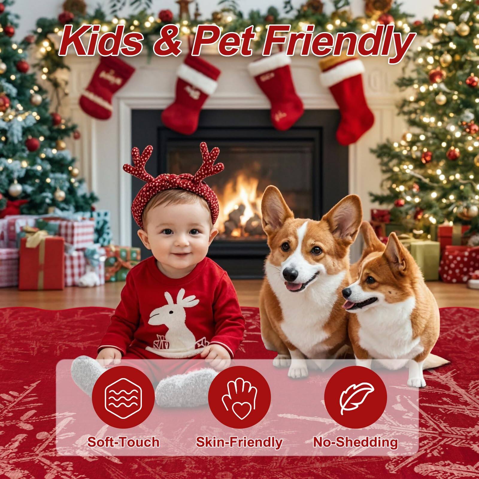 Kids & Pet Friendly

Soft-Touch  
Skin-Friendly  
No-Shedding