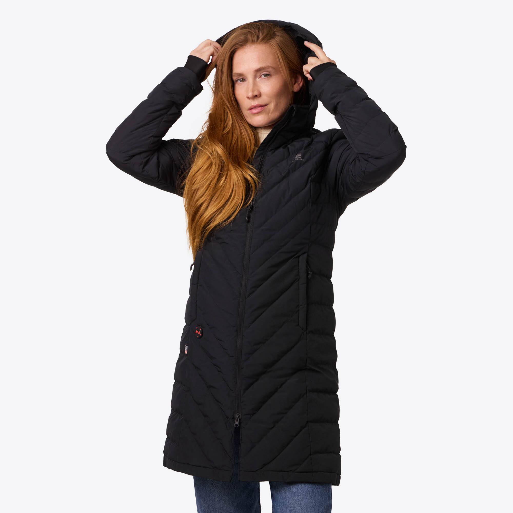 Alt View 2. Mobile Warming - Women's Meridian Heated Jacket - Black.