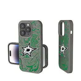 Keyscaper - NHL - Dallas Stars Paisley Soft Touch iPhone Case - 15 - Gray