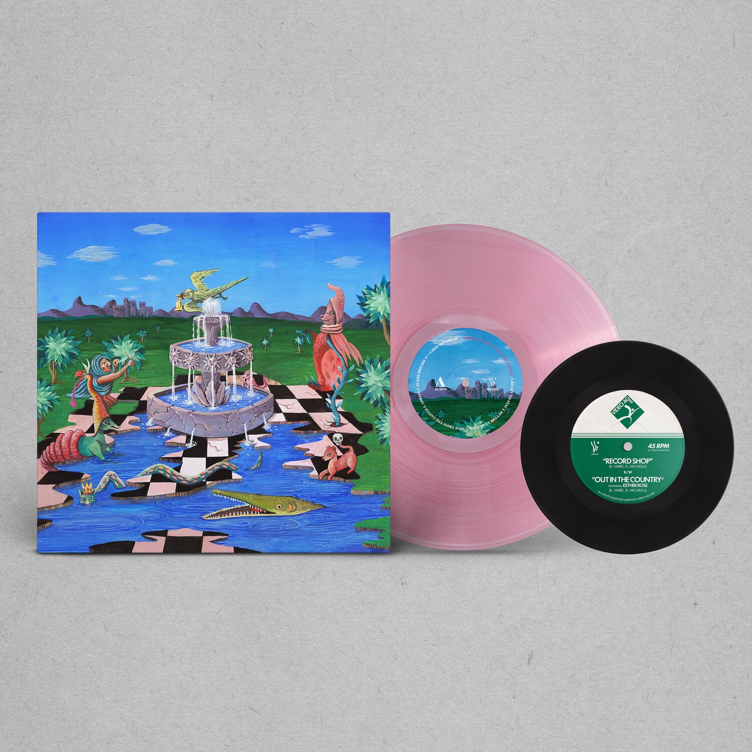 Video Age - Away From the Castle - Pink Deluxe  - VINYL LP