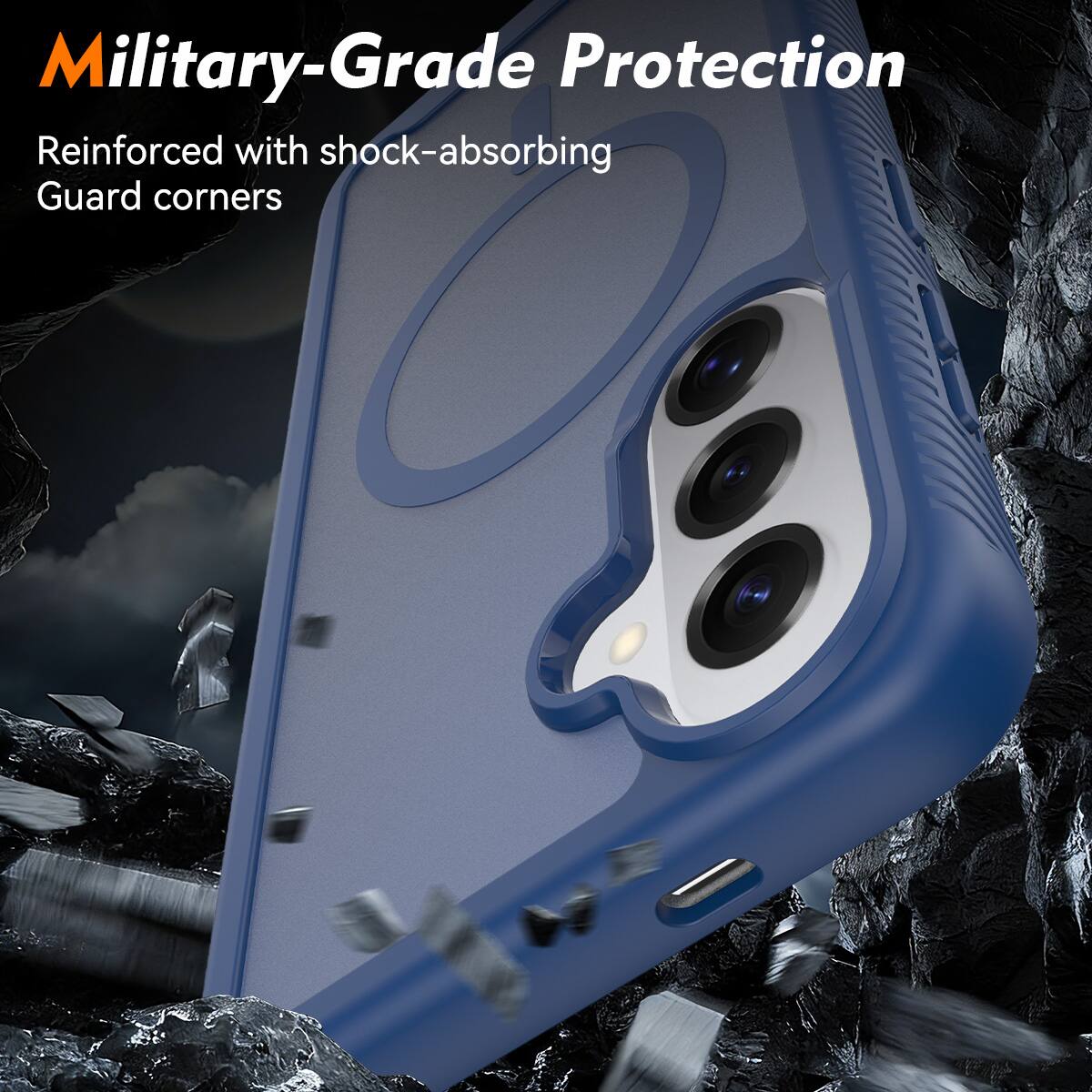 Military-Grade Protection  
Reinforced with shock-absorbing Guard corners