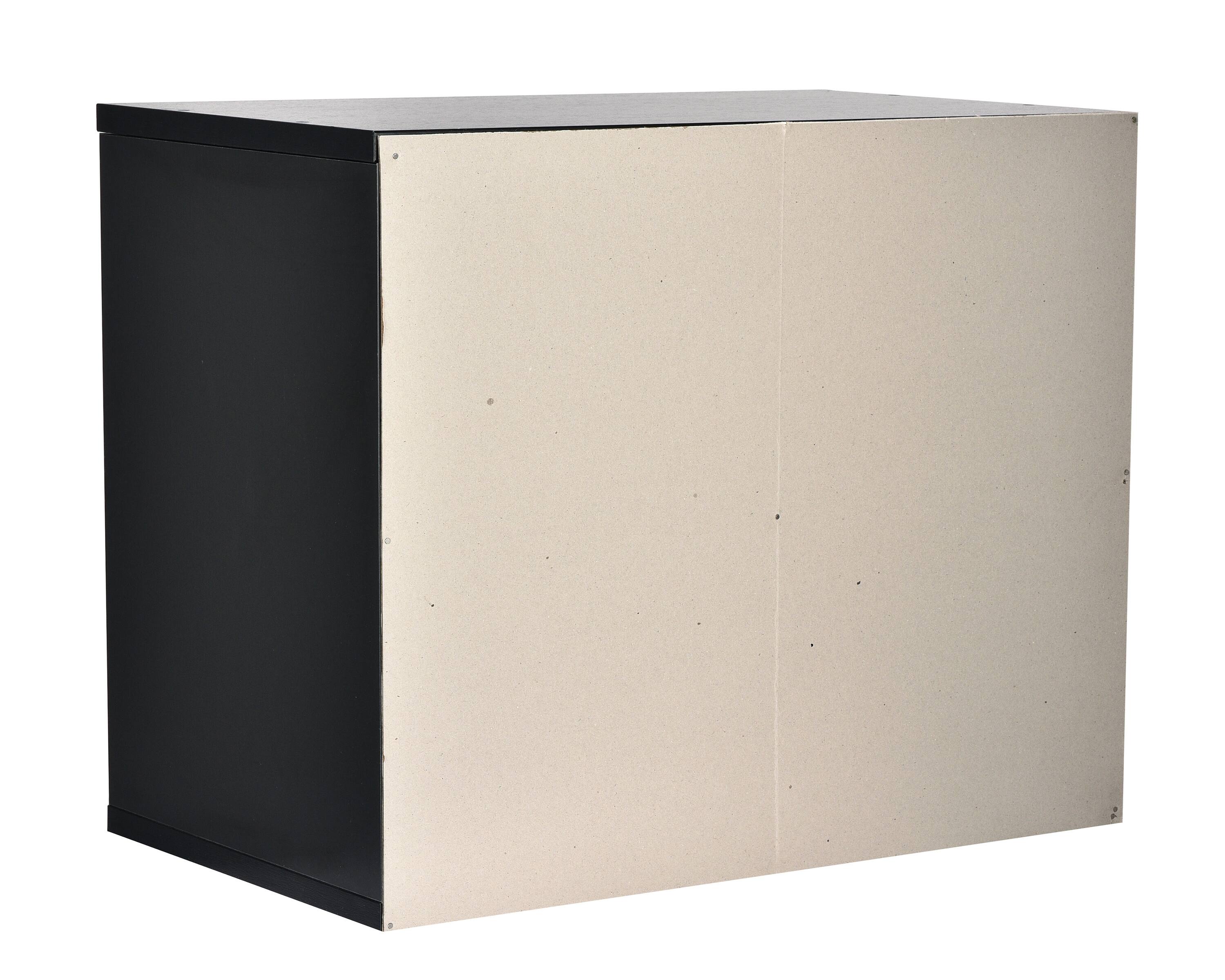 Alt View 7. AdirOffice - Literature Organizer, Wood Adjustable 12 Compartment Literature File Organizer, 11.8”D x 20”W x 16.3”H - Black.