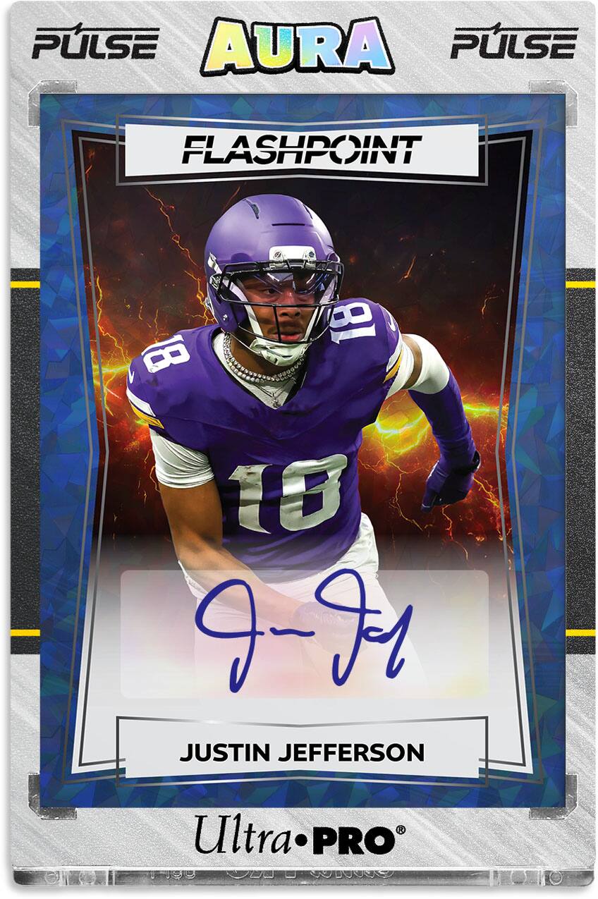 PULSE AURA PULSE  
FLASHPOINT  
18  
18  
10 G-H JUSTIN JEFFERSON  
Ultra PRO 000