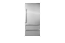 Viking - 36"W 7-Series Integrated Bottom Freezer Door Panel_RH - SS - Stainless Steel