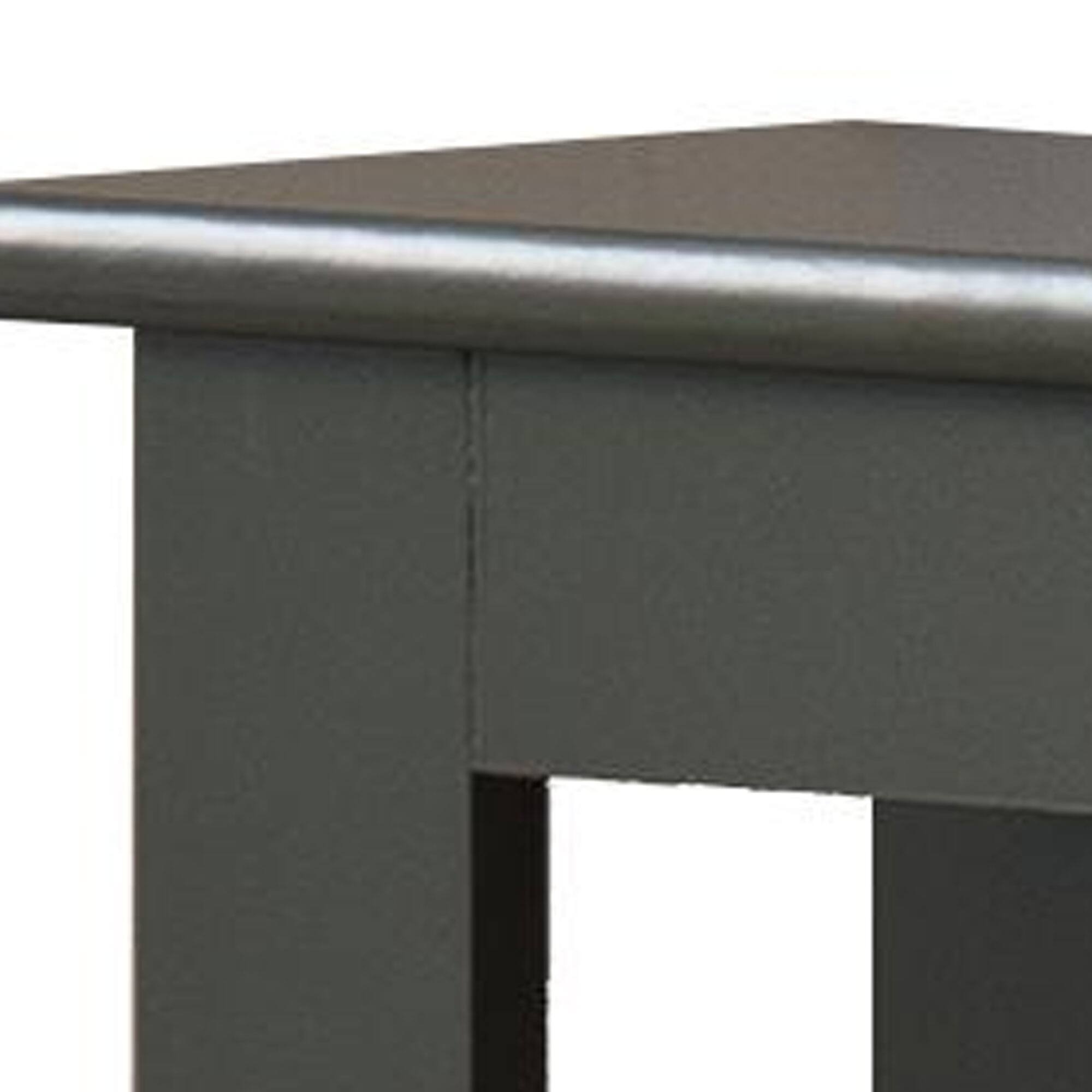 Back. Kings Brand Furniture - Kings Brand Furniture Entryway Table - Narrow Console Table - Console Table with Storage - Charcoal.
