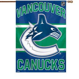 WinCraft - Vancouver Canucks 28" x 40" Primary Logo Single-Sided Vertical Banner - Multicolor