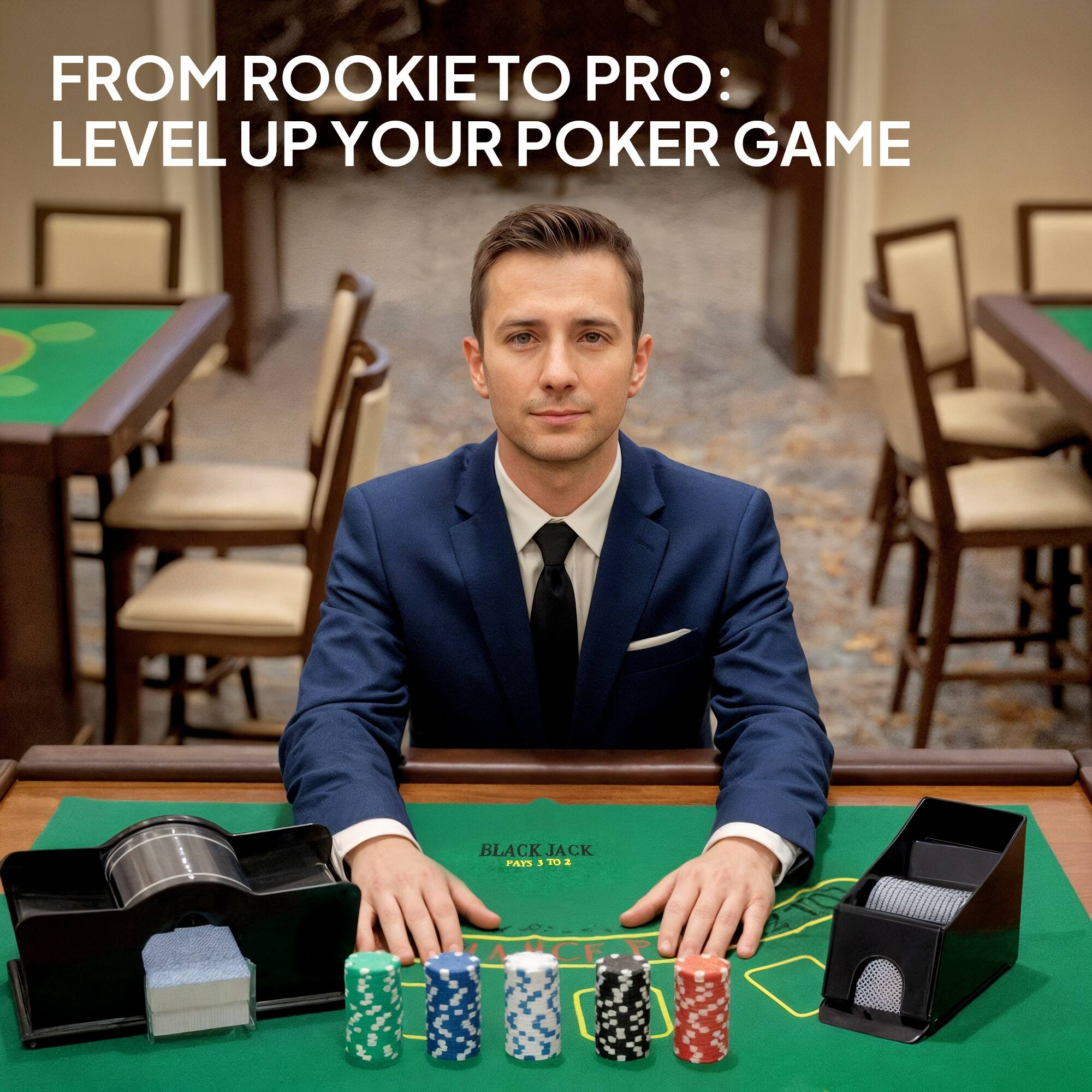 FROM ROOKIE TO PRO: LEVEL UP YOUR POKER GAME

BLACKJACK PAYS 3 TO 2