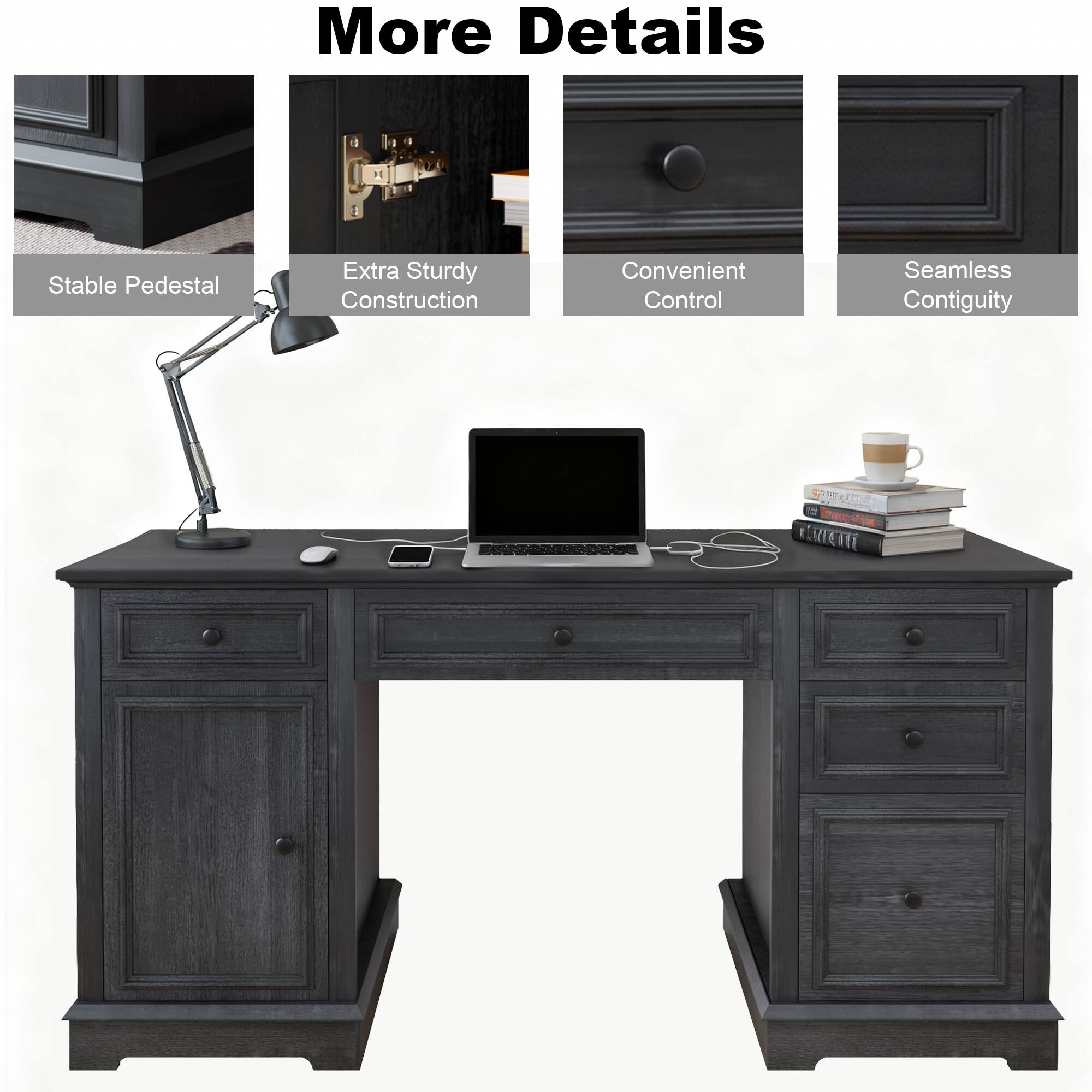 More Details

- Stable Pedestal
- Extra Sturdy Construction
- Convenient Control
- Seamless Contiguity