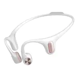 Mojawa - Run Air/mojo 2 Bluetooth Bone-conduction Waterproof Open-ear Headphones With Microphone For Running, Cycling - White