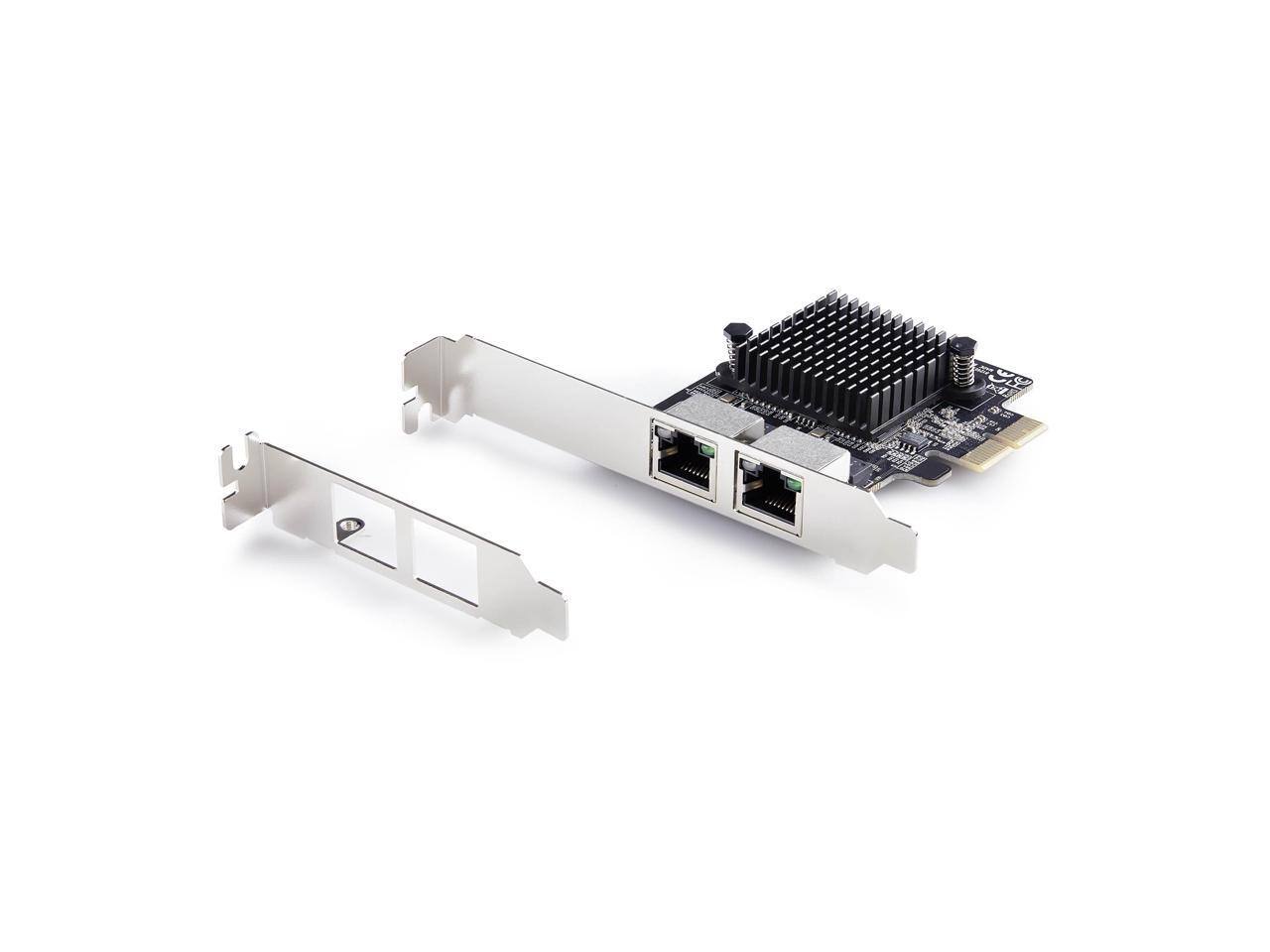 Alt View 10. StarTech.com - StarTech.com 2-Port 5G PCIe Network Adapter - Realtek RTL8126 - Windows/Linux - TAA.