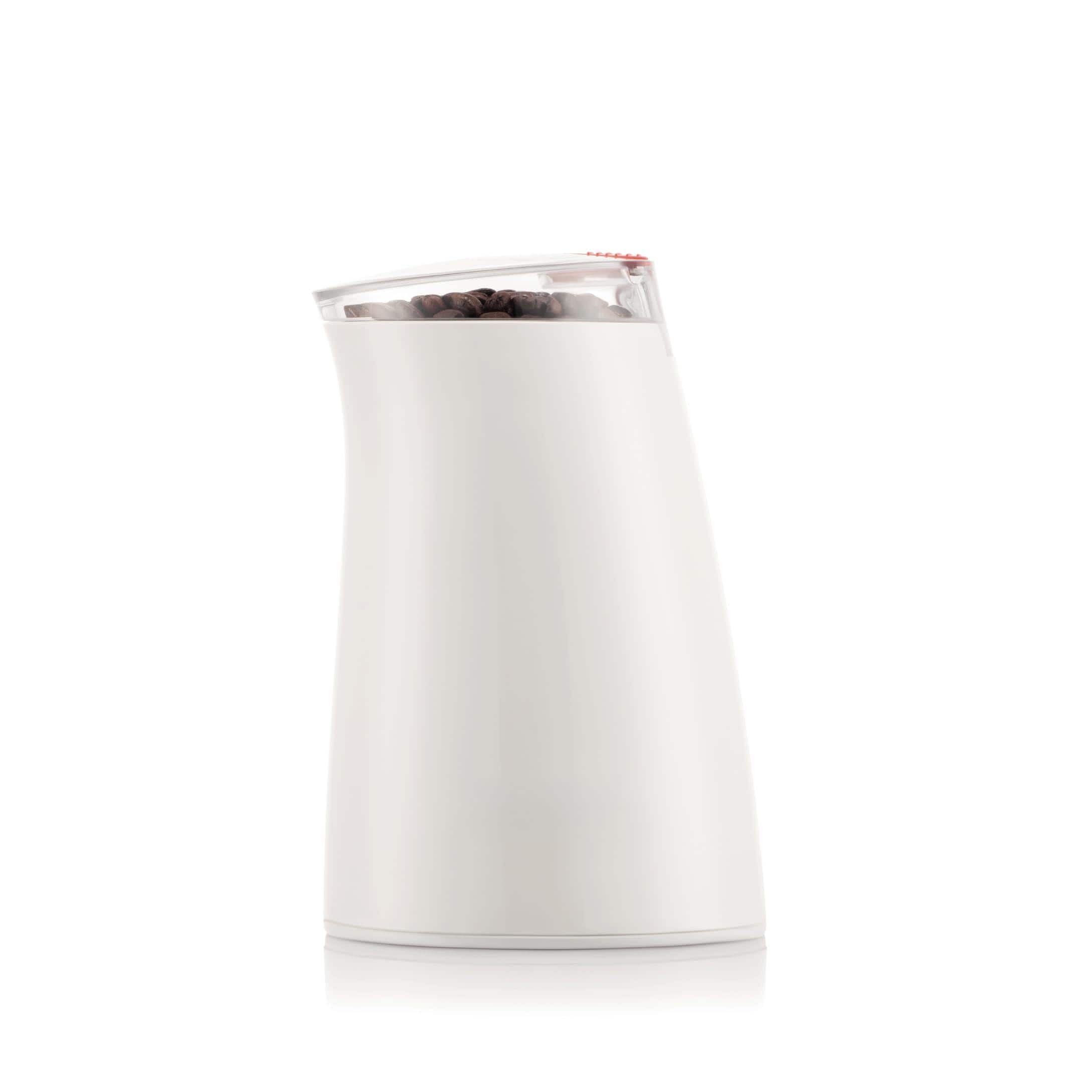 Dapper Styles - Bistro Electric Coffee Coffee grinder: BistroCoffee grinders take whole Coffee beans from coarse - White-2.1oz